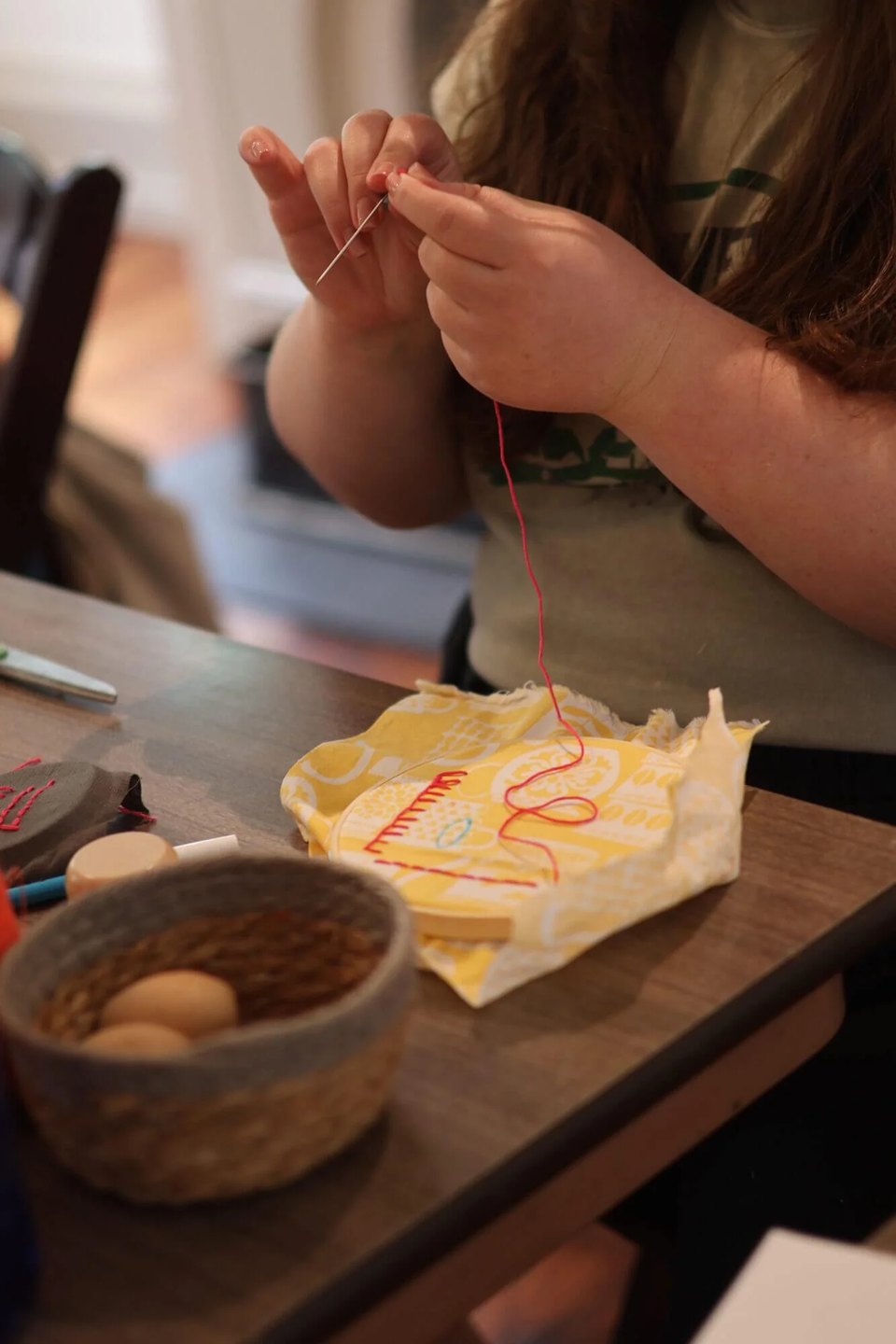 Embroidery class craft in Bethlehem, PA
