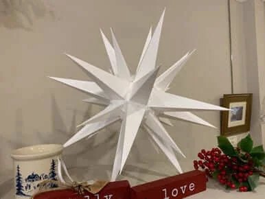 21" Illuminated Moravian Star