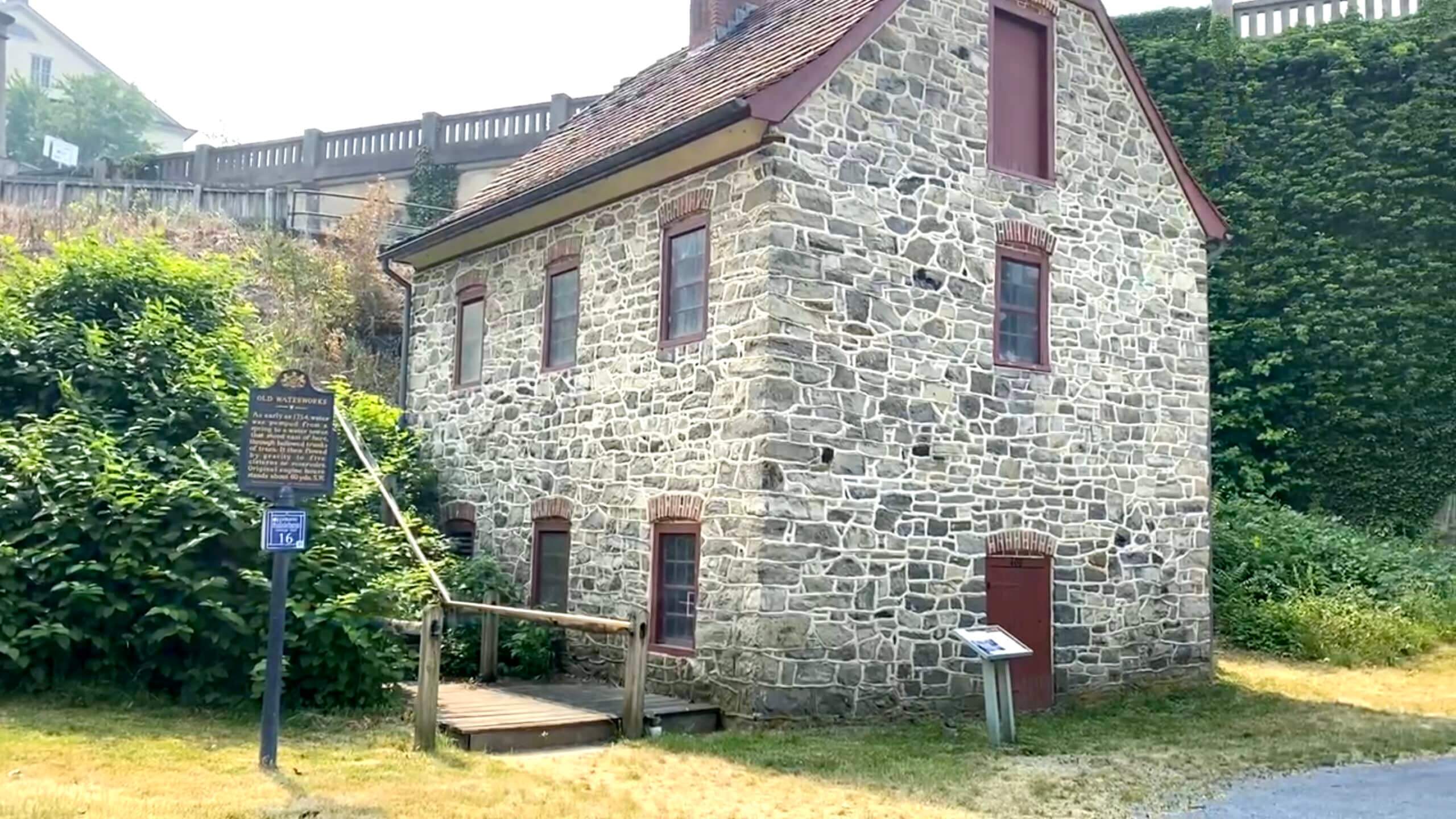 1762 Waterworks at the Colonial Industrial Quarter in Historic Bethlehem
